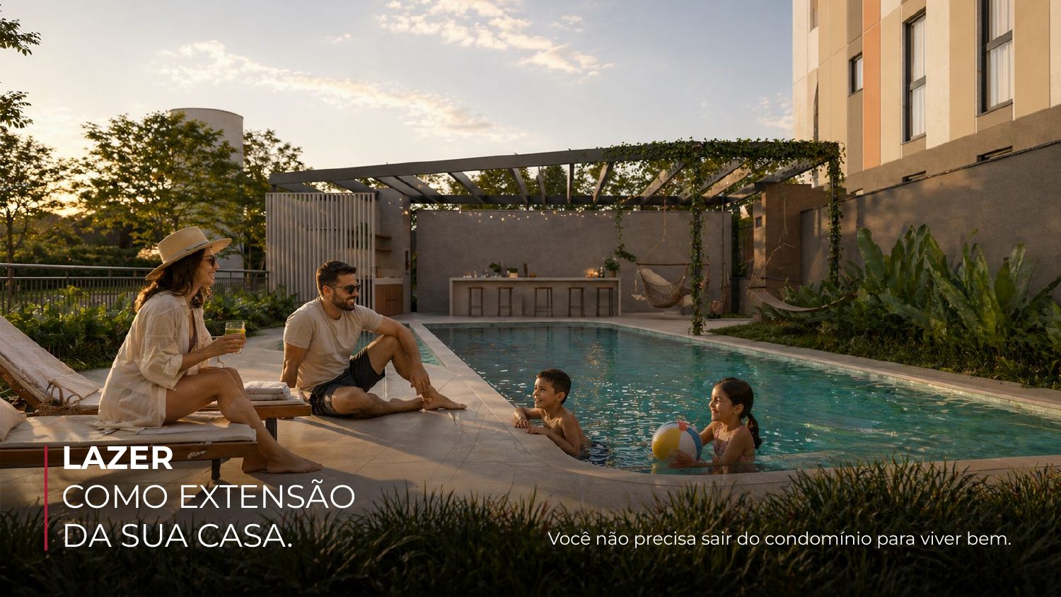 Piscina adulta e infantil
