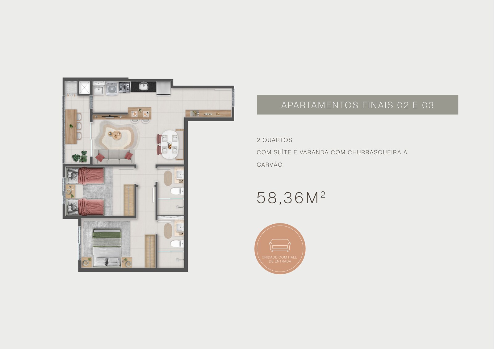 Planta Finais 02 · 03 · com hall privativo